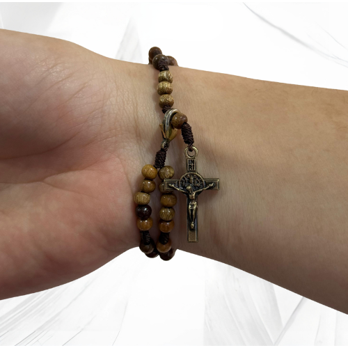 CAMANDULA DE MANO CON CRUCIFIJO