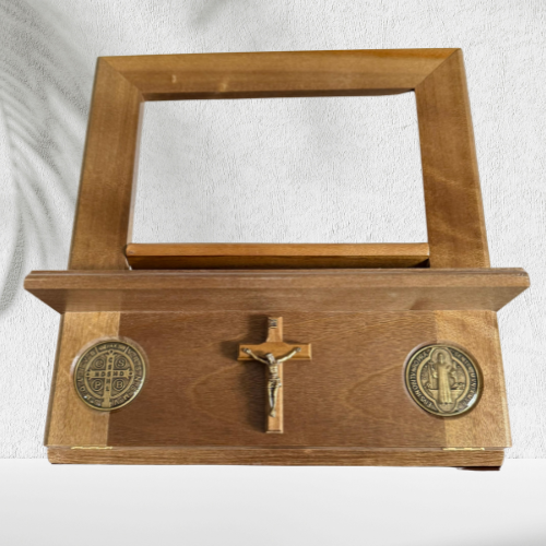 PORTA BIBLIA EN MADERA IMBUIA