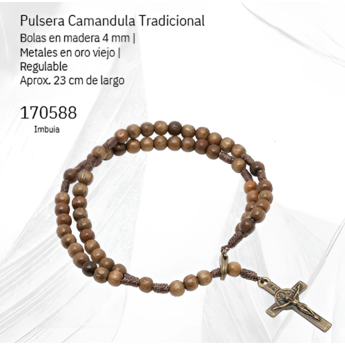 CAMANDULA DE MANO CON CRUCIFIJO