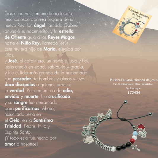 PULSERA DE LA HISTORIA DE JESUS